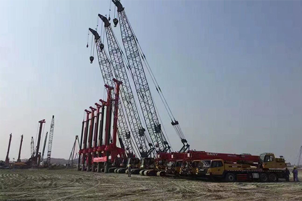 山鋼集團(tuán)日照鋼鐵精品基地(煉鐵、煉鋼、燒結(jié)、球團(tuán)、焦化)樁基工程